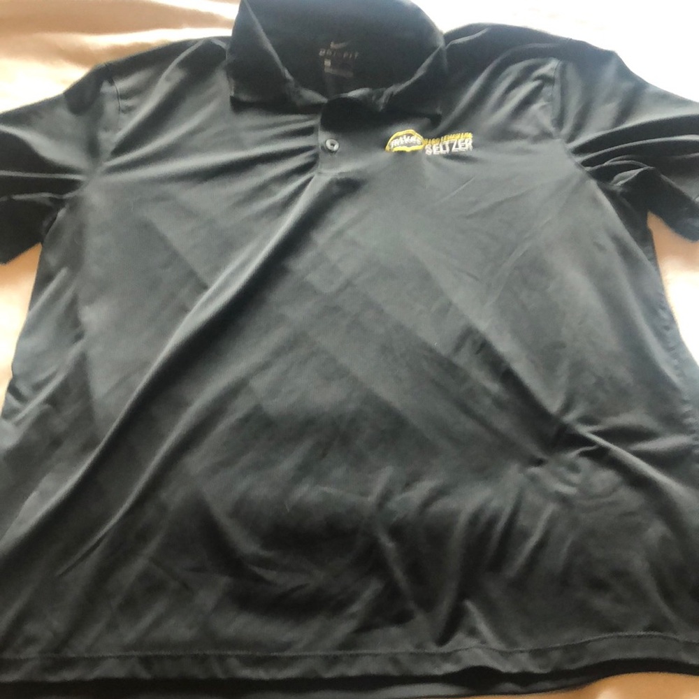Men's Nike Dri-Fit Black Polo Shirt